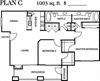 Two bedroom two bathroom C floor plan Two bedroom two bathroom C floor plan at Deerwood, Corona